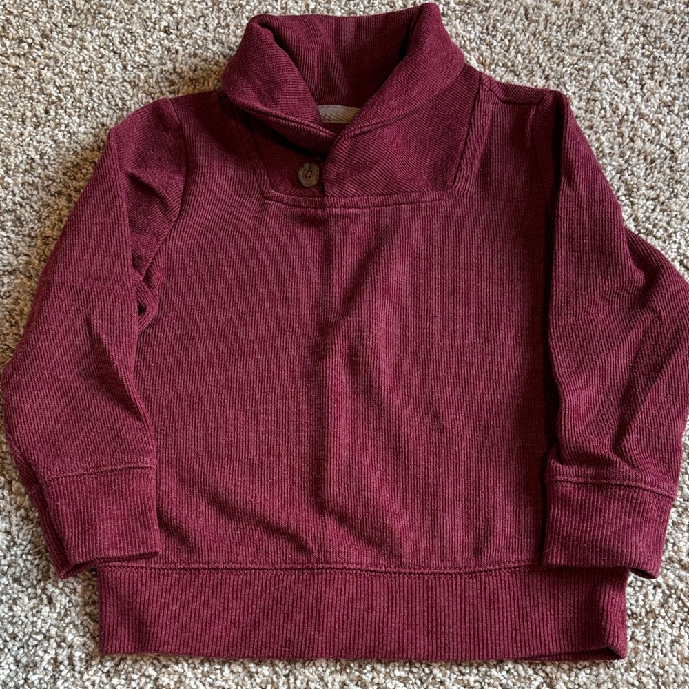 3T burgundy sweater